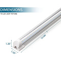 T8 8ft Lights à tube LED intégré 18W 36W